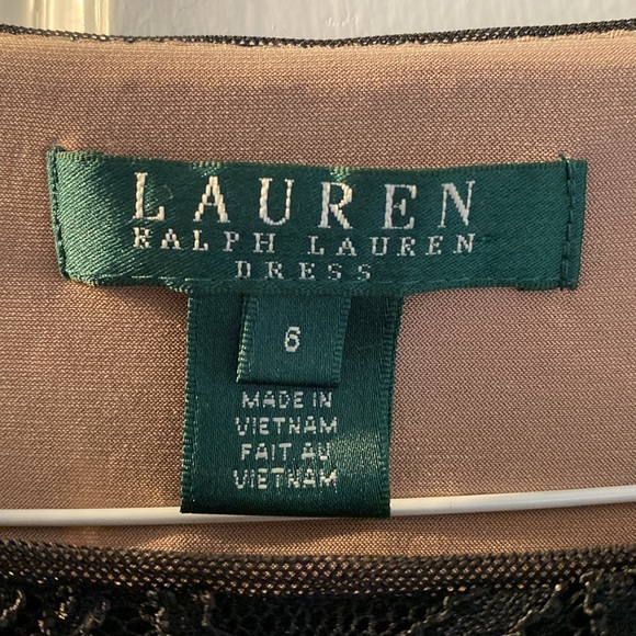 Ralph Lauren size 6 black dress - Picture 3 of 4